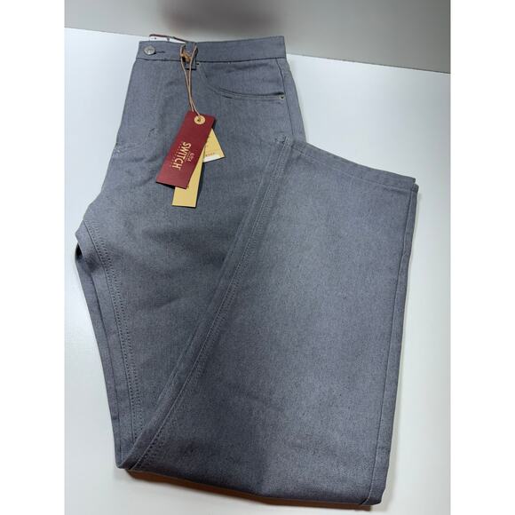 Switch Y2K Men’s Streetwear Jeans Gray 34X32 Grunge New Hip Hop Straight Fit - Picture 7 of 9